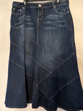 Vintage 90’s SWAK Denim Maxi Skirt
